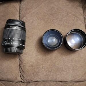 Canon Black and Gray Lens Set